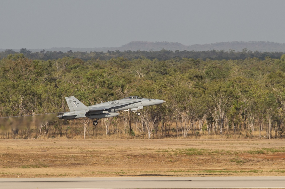 VMFA-122 gets low during Southern Frontier