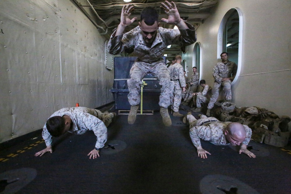 22nd MEU,  BLT 1/6 Weapons Knowledge Test