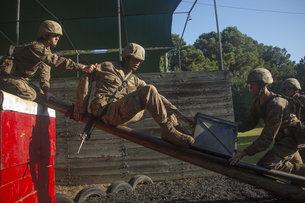 Marine recruits push limits, earn title on Parris Island