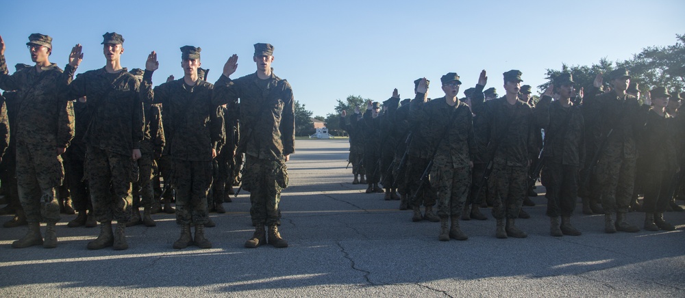 Marine recruits push limits, earn title on Parris Island