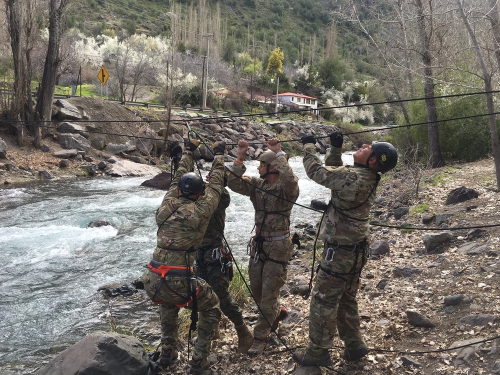 Texas Guardsmen complete Chilean Mountain School