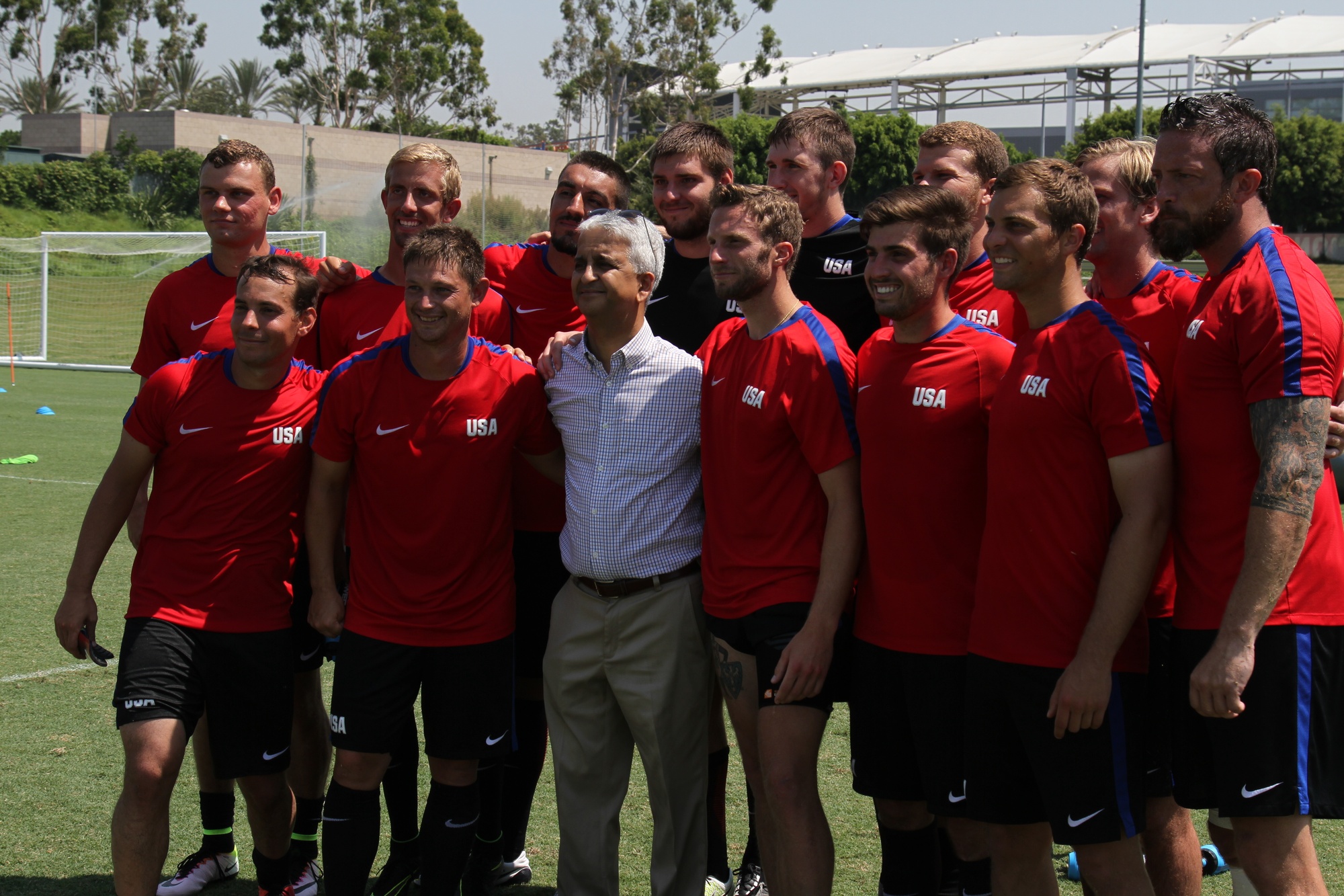 Sunil Gulati, president of the US Soccer Federation addresses the