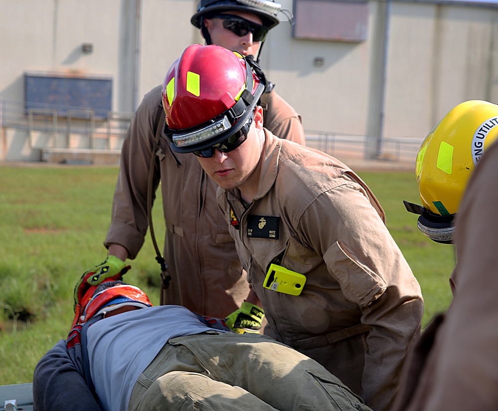 CBIRF responds to simulated nuclear detonation during Exercise Scarlet Response 2016