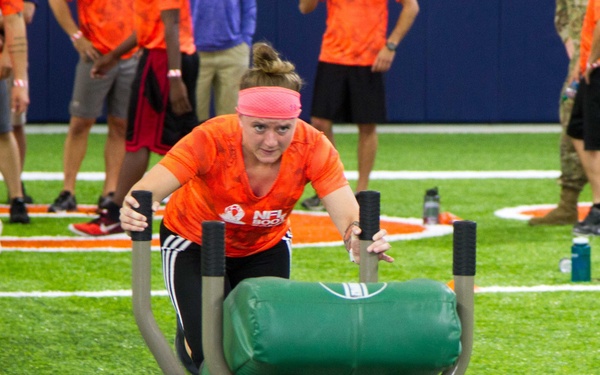 Iron Horse Soldiers spend day with Super Bowl Champs