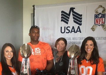 Iron Horse Soldiers spend day with Super Bowl Champs