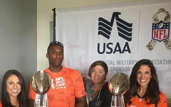 Iron Horse Soldiers spend day with Super Bowl Champs