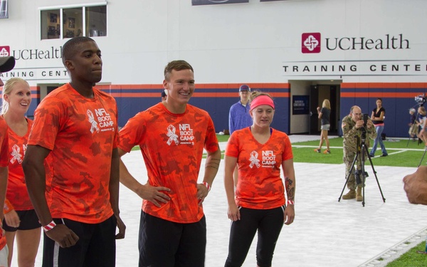 Iron Horse Soldiers spend day with Super Bowl Champs