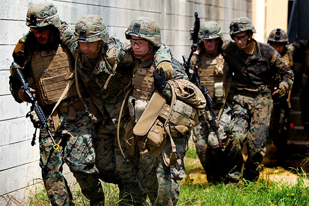 Marines with Bravo Co.1/2 train to raid and capture