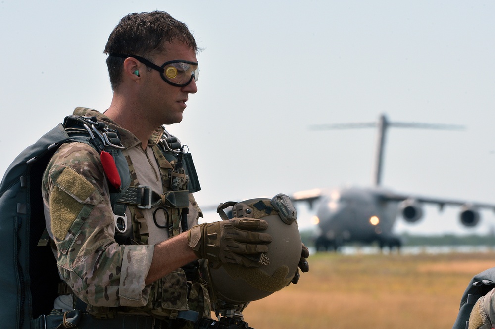 103rd Rescue Squadron Conducts Jump Training