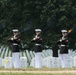 Graveside service for U.S. Marine Corps Pfc. Anthony Brozyna in Section 60 of Arlington National Cemetery