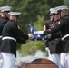 Graveside service for U.S. Marine Corps Pfc. Anthony Brozyna in Section 60 of Arlington National Cemetery