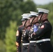 Graveside service for U.S. Marine Corps Pfc. Anthony Brozyna in Section 60 of Arlington National Cemetery