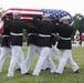 Graveside service for U.S. Marine Corps Pfc. Anthony Brozyna in Section 60 of Arlington National Cemetery