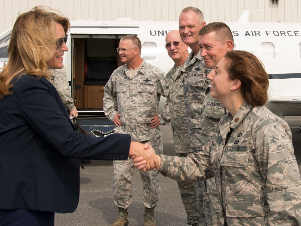SECAF visits VTANG Airmen during 70th Anniversary