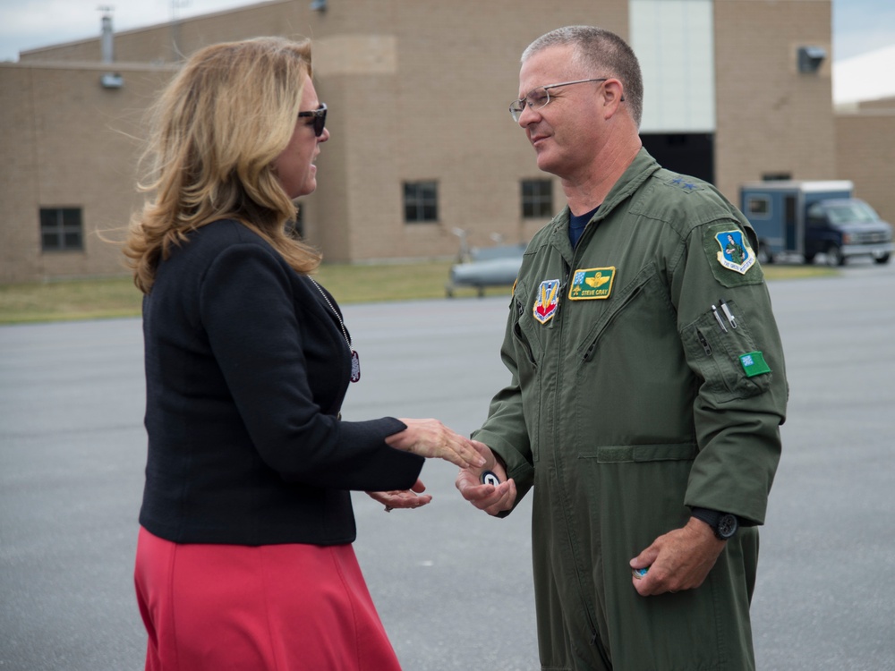 SECAF visits VTANG Airmen during 70th Anniversary