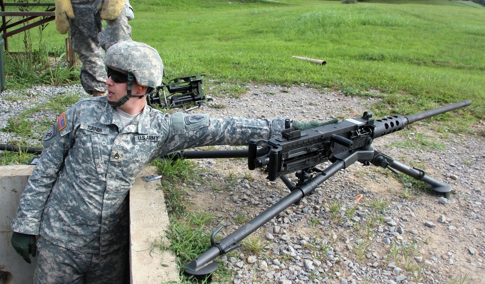 NCO Instruction on M2A1 50cal