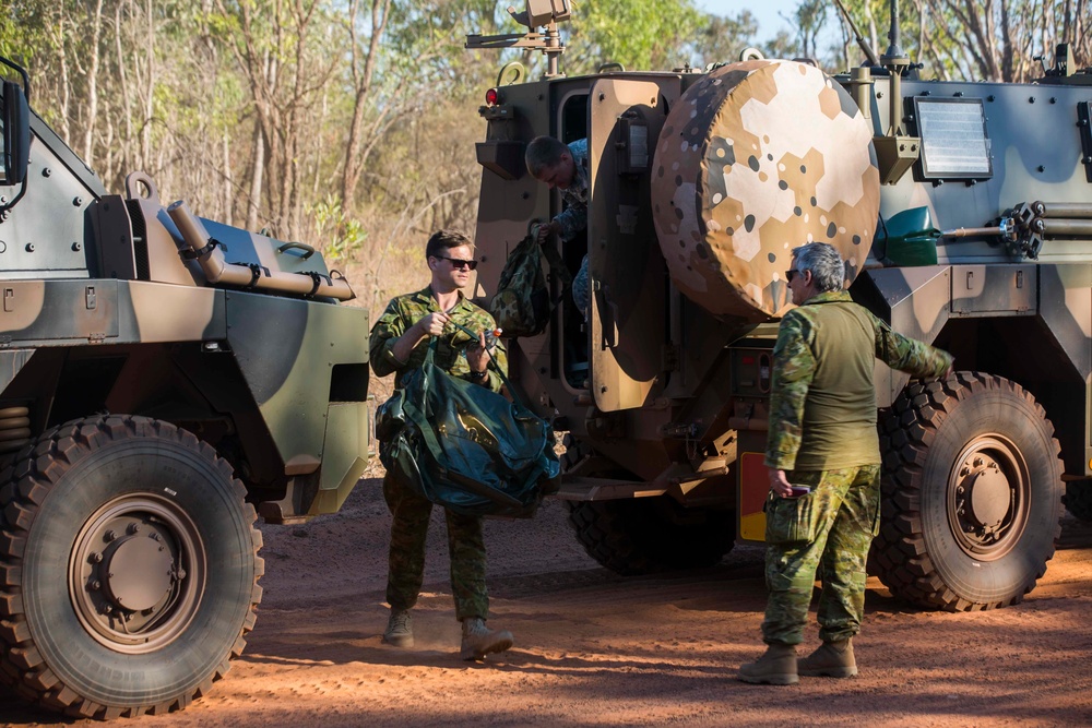 Service members arrive in Australian outback for Exercise Kowari 16