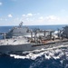 USS Bonhomme Richard (LHD-6) replenishment at sea;