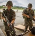 South Korean soldiers clear their weapons