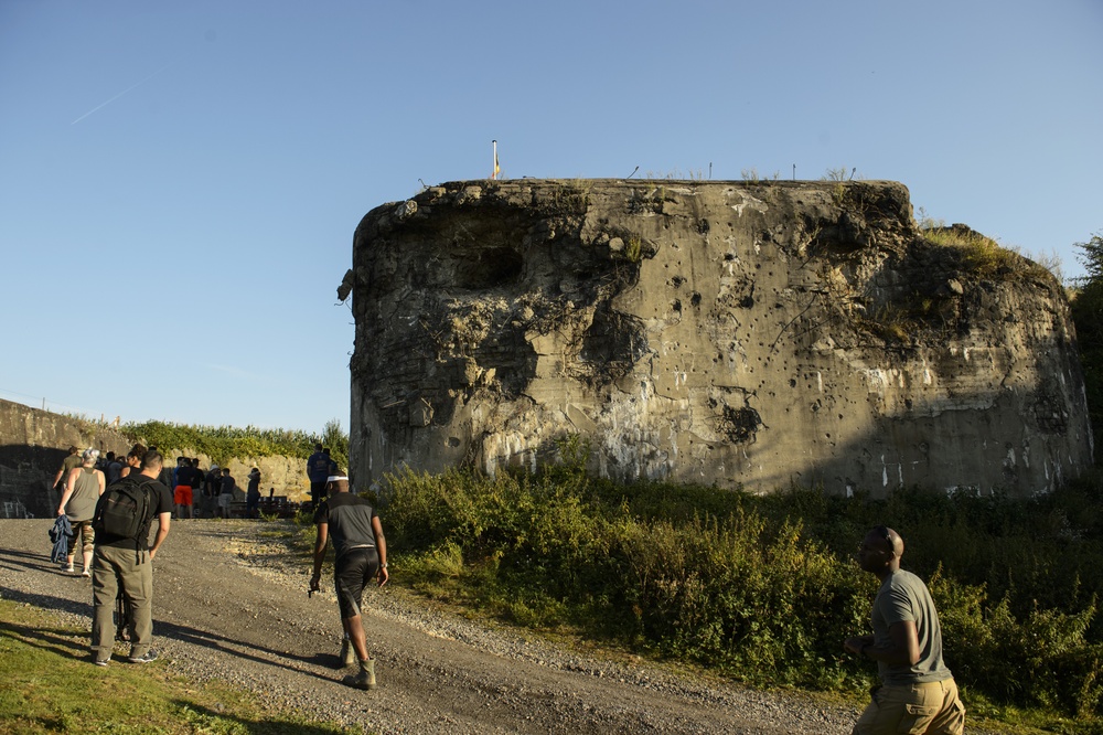 Sabers help preserve World War II era Belgium Bunker