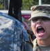 Exercise in discipline:  Soldiers display marching skills