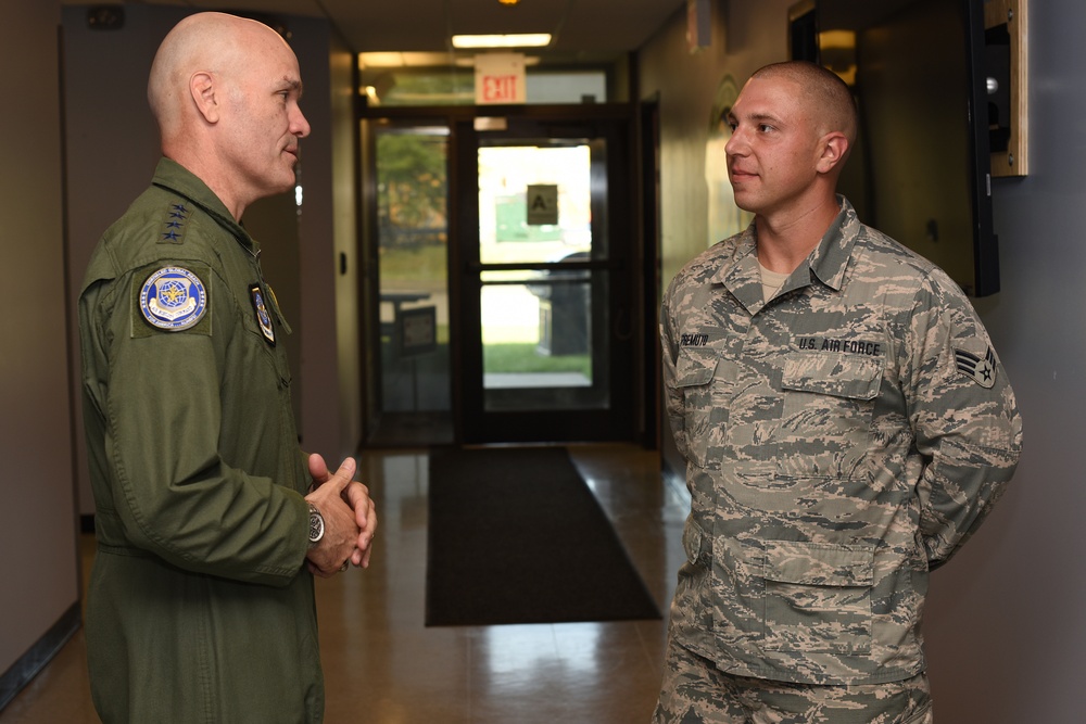 Air Mobility Commander tours Stewart Air National Guard Base