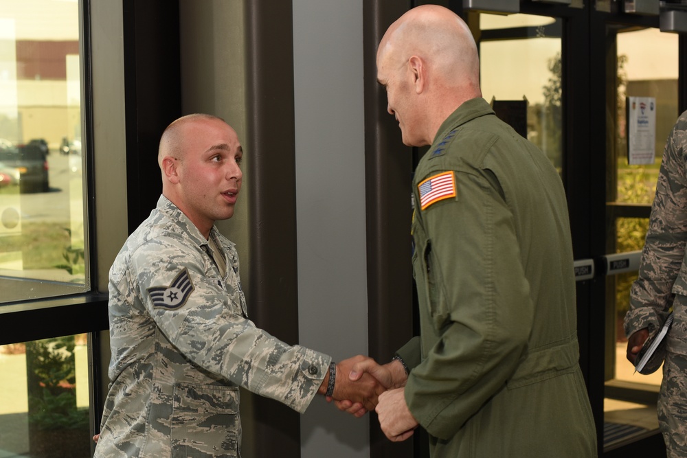 Air Mobility Commander tours Stewart Air National Guard Base