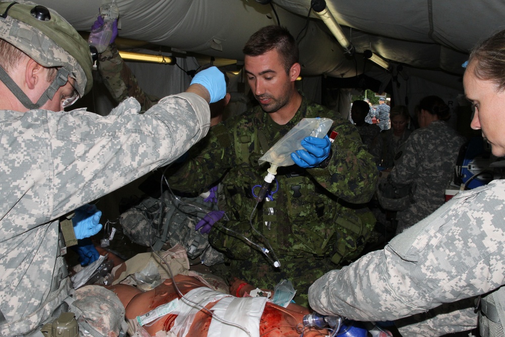 Canadian and Saudi Medical Soldiers support CSTX 86-16-03