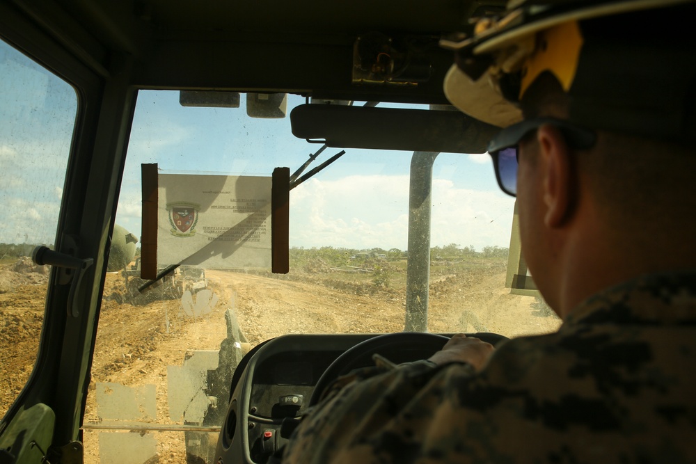 MWSD-31 repairs damaged roads in Belize