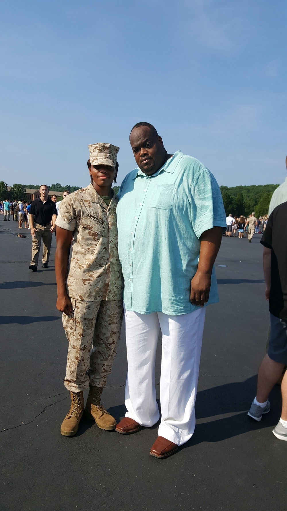 Marine lawyer uses track, determination to overcome adversity