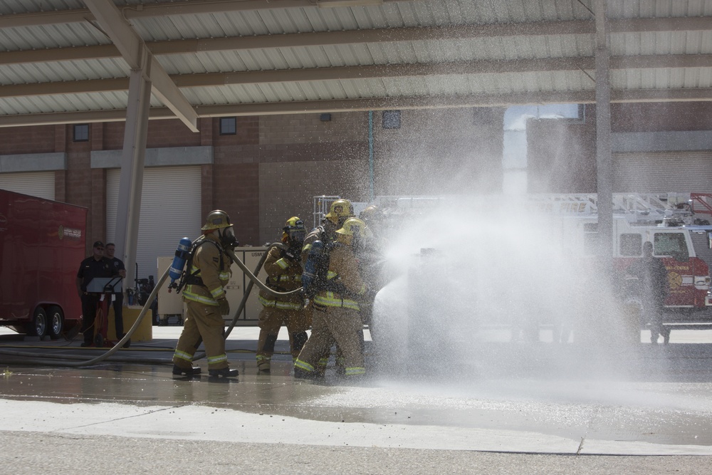 Firefighters help community in Blue Cut Fires