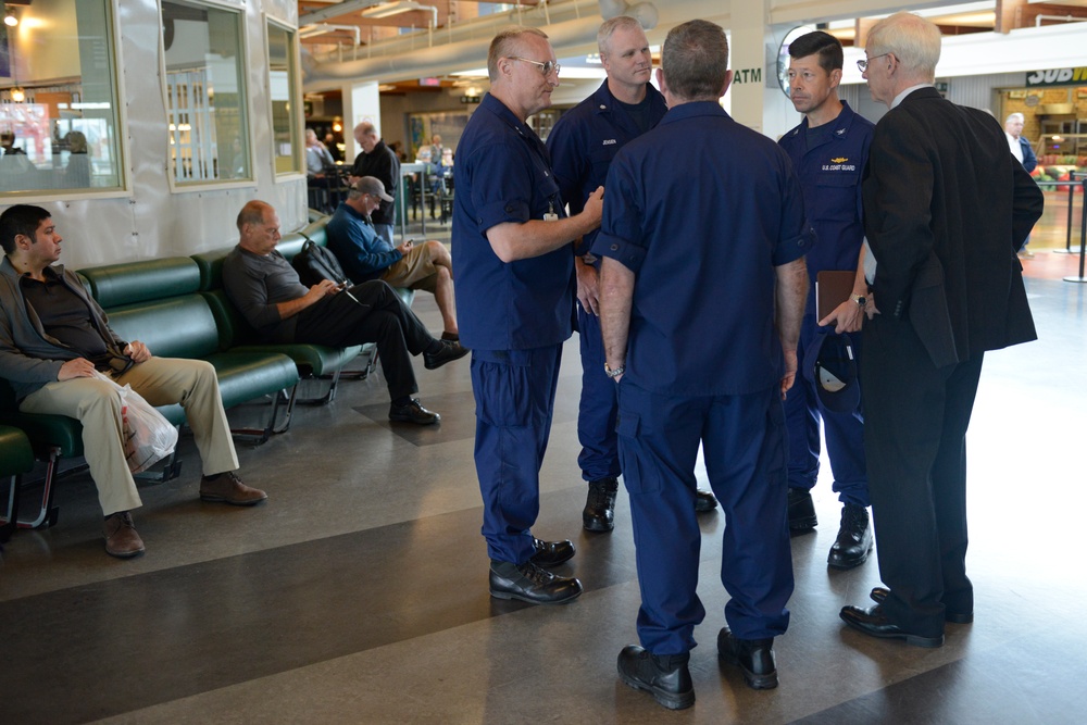 Coast Guard tours Washington State Ferry