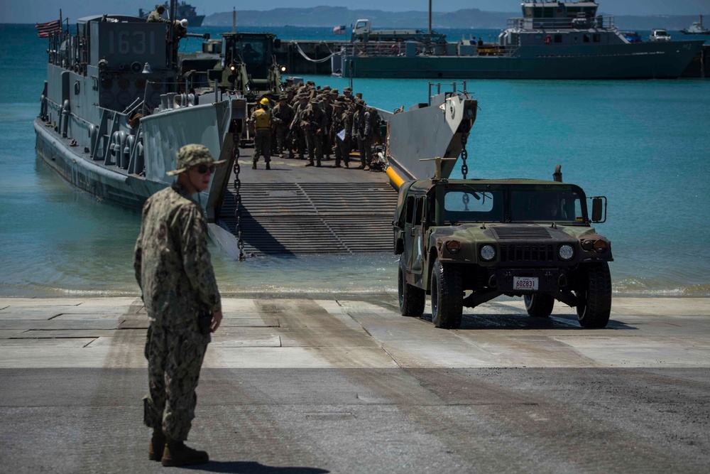 Marines sail to and from HADR exercise, USS Germantown