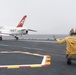 aboard the aircraft carrier USS George H.W. Bush (CVN 77). GHWB is underway conducting routine training and qualifications in preparation for an upcoming deployment.