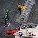 aboard the aircraft carrier USS George H.W. Bush (CVN 77). GHWB is underway conducting routine training and qualifications in preparation for an upcoming deployment.