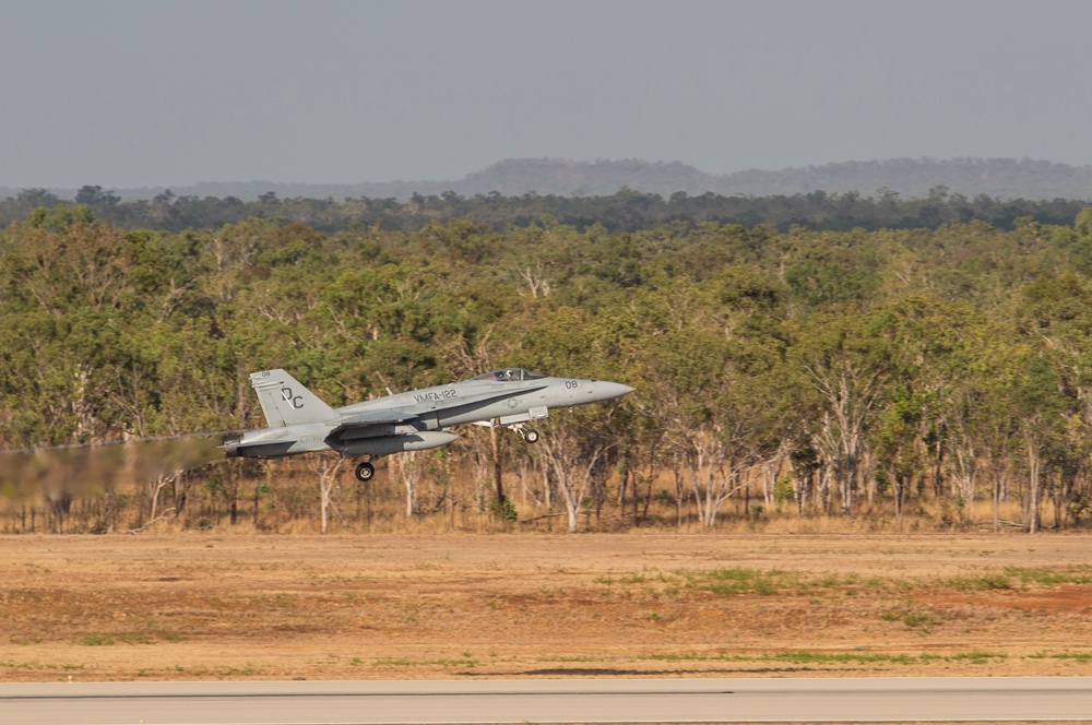 VMFA-122 gets low during Southern Frontier