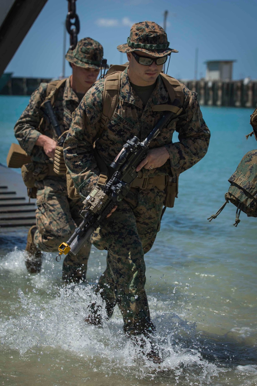 Marines sail to and from HADR exercise, USS Germantown