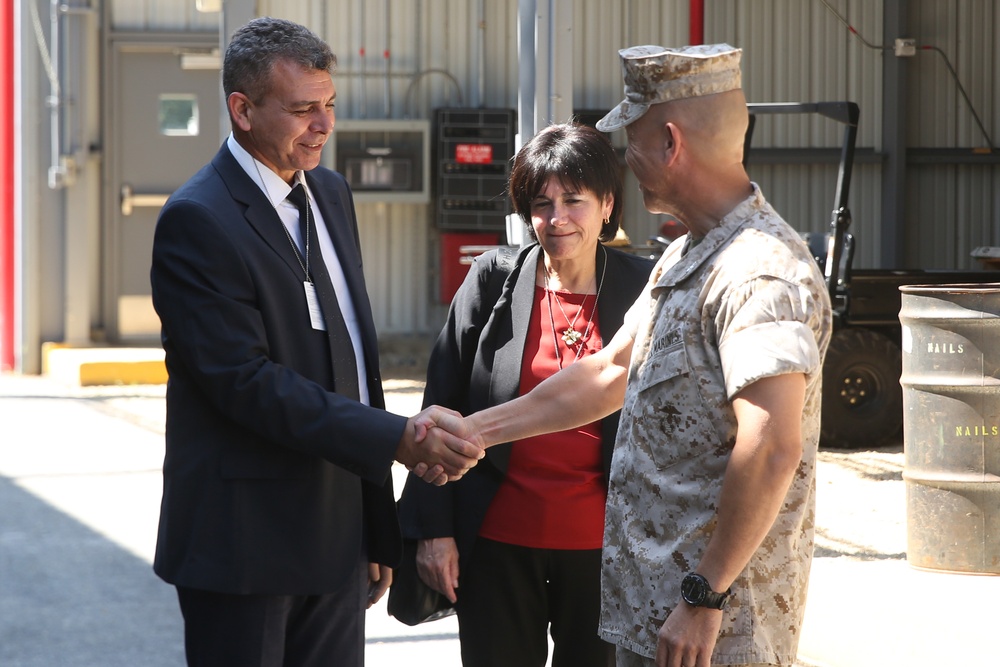 Israeli MOD CBRN Defense officials visit CBIRF training grounds
