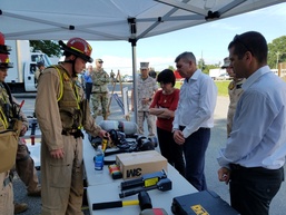 Israeli MOD CBRN Defense officials visit CBIRF training grounds