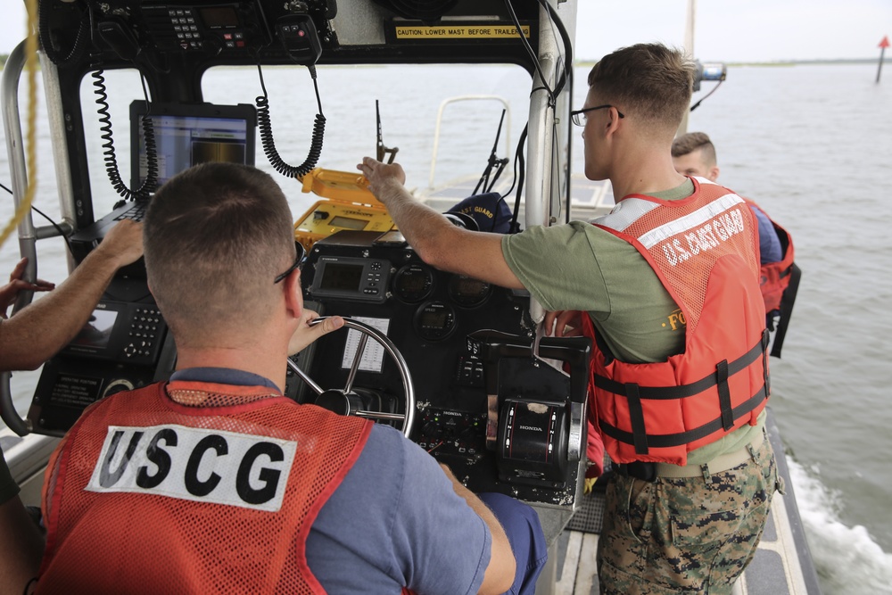Uncharted Waters: Marines, Coast Guardsmen navigate the water
