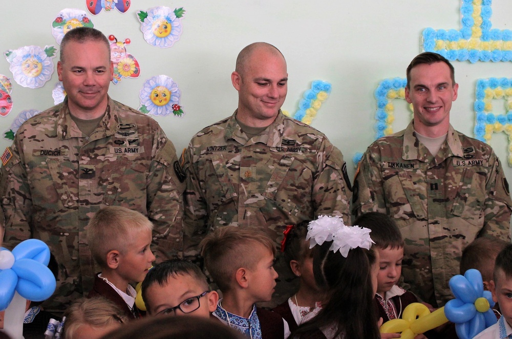 Newly renovated school for Ukrainian students