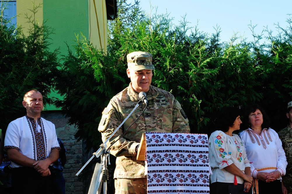 Newly renovated school for Ukrainian students