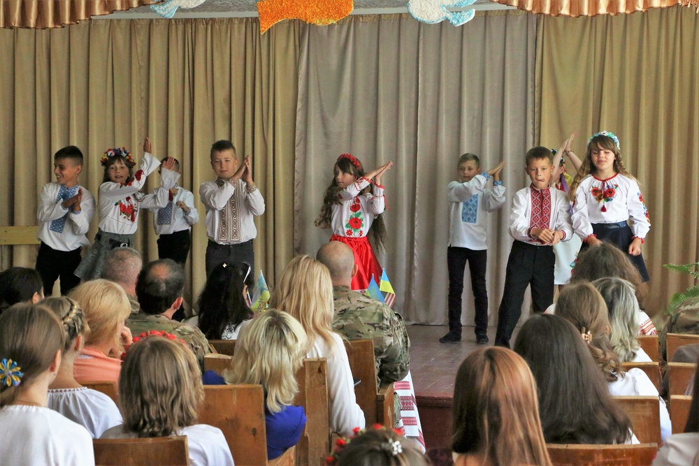 Newly renovated school for Ukrainian students