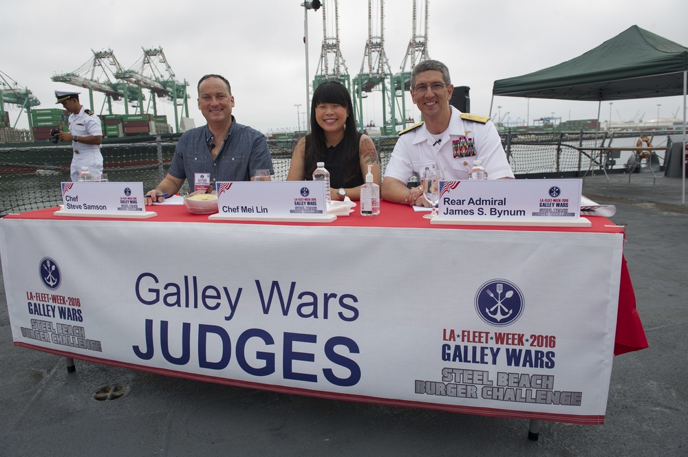 Service Members Compete in Galley Wars during LA Fleet Week