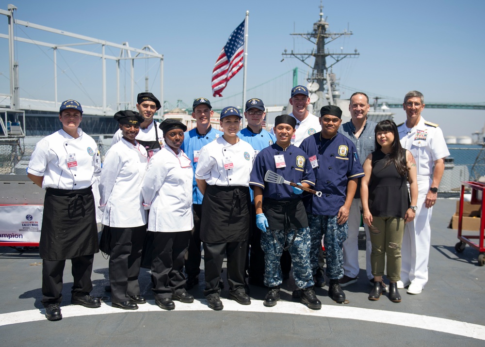 Service Members Compete in Galley Wars during LA Fleet Week