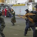 Knights from Medieval Times Tours USS America (LHA 6) during LAFW 2016