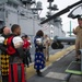 Knights from Medieval Times Tour USS America (LHA 6) During LAFW 2016
