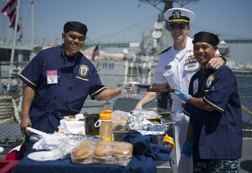 Service Members Compete in Galley Wars during LA Fleet Week