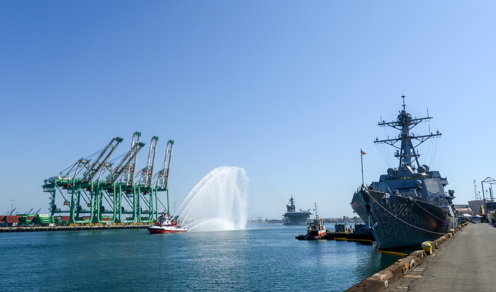 Ships Arrive for LA Fleet Week 2016