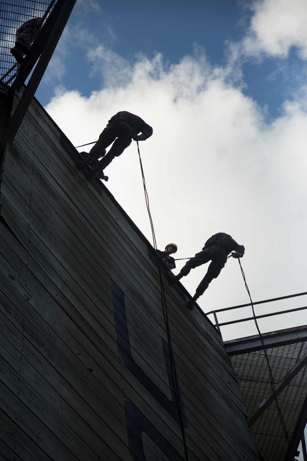 Marine recruits test limits, learn to rappel on Parris Island